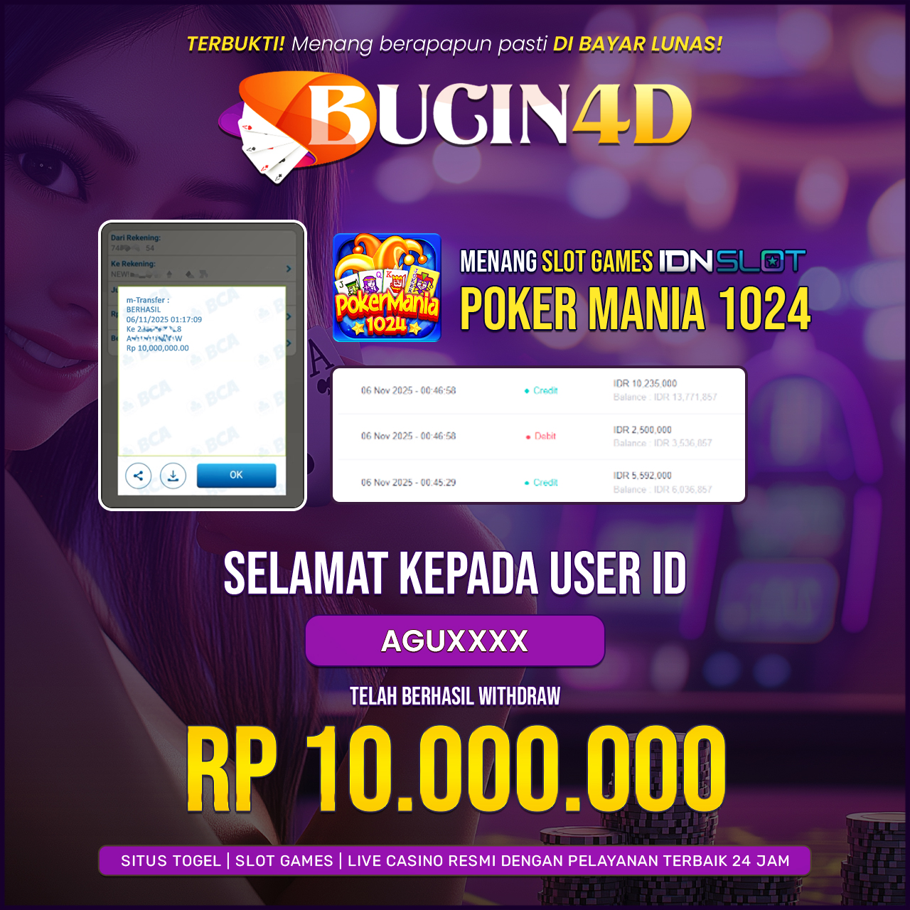 BUKTI JP SLOT IDNSLOT