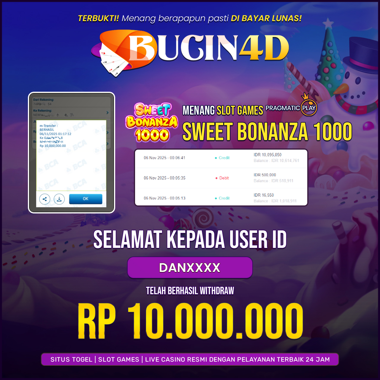 BUKTI JP SLOT PRAGMATIC PLAY