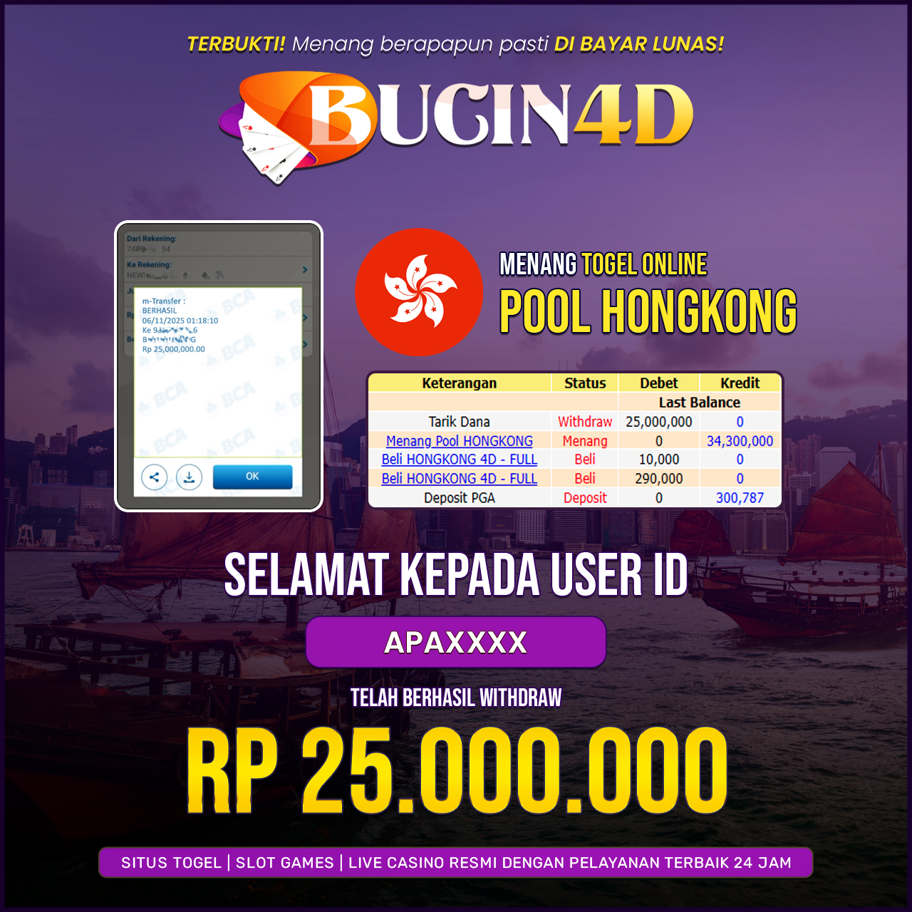 BUKTI JP TOGEL POOLS