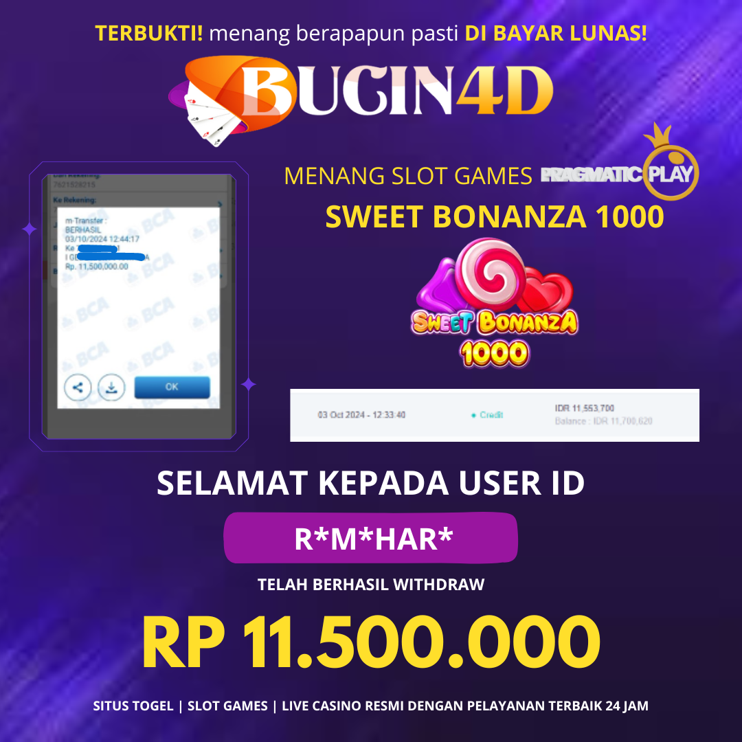 BUKTI JP SLOT PRAGMATIC PLAY