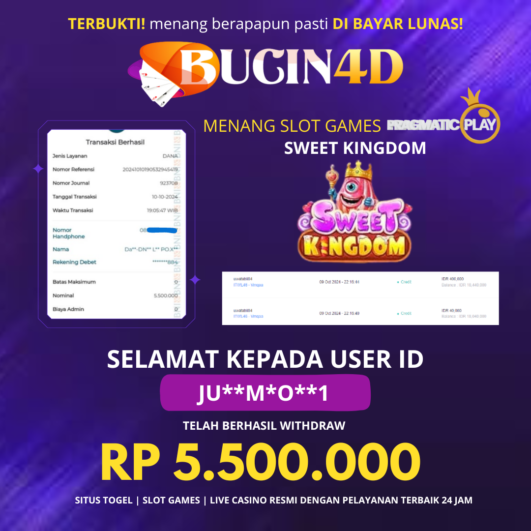 BUKTI JP SLOT PRAGMATIC PLAY