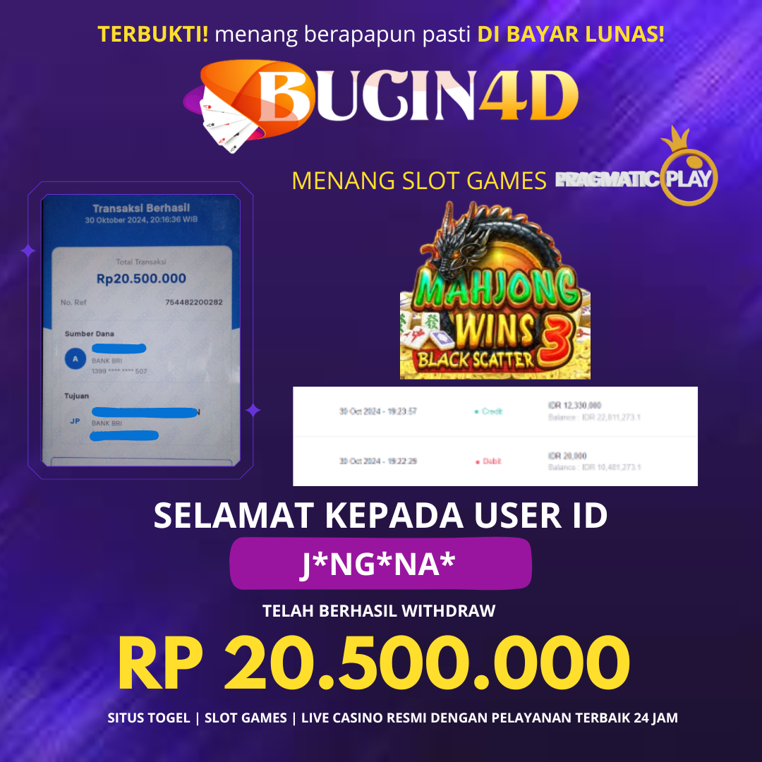 BUKTI JP SLOT PRAGMATIC PLAY