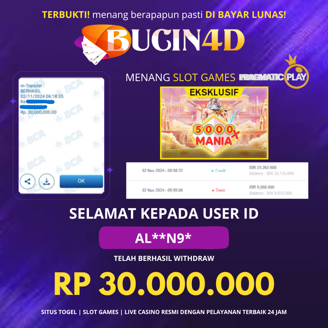 BUKTI JP SLOT PRAGMATIC PLAY