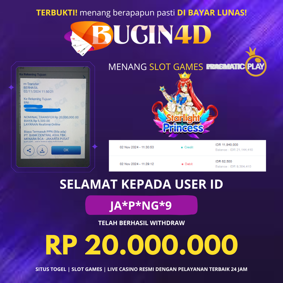 BUKTI JP SLOT PRAGMATIC PLAY