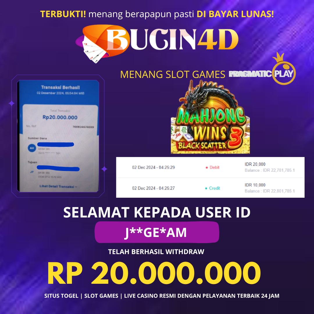 BUKTI JP SLOT PRAGMATIC PLAY