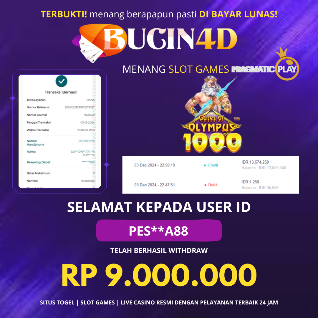 BUKTI JP SLOT PRAGMATIC PLAY