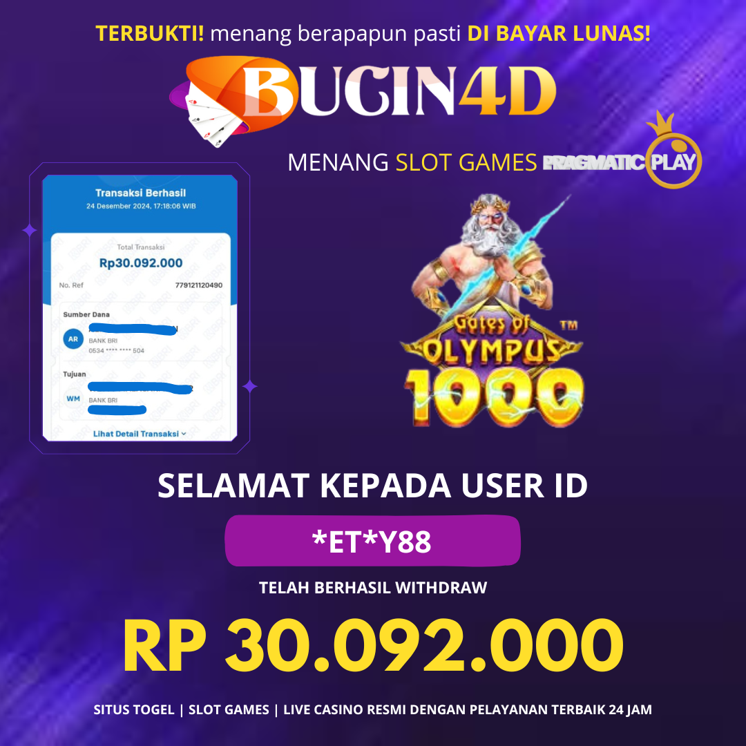 BUKTI JP SLOT PRAGMATIC PLAY