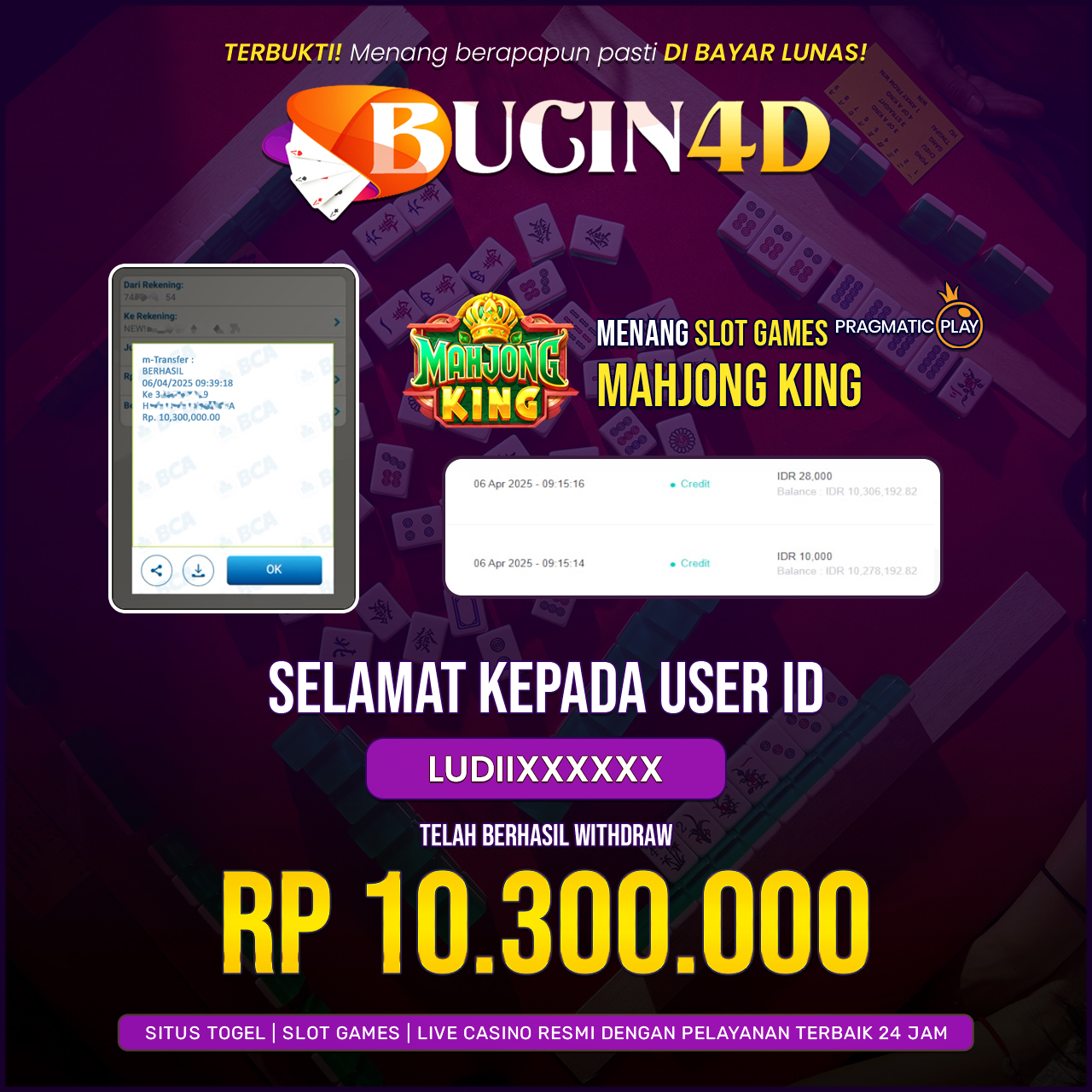 BUKTI JP SLOT PRAGMATIC PLAY