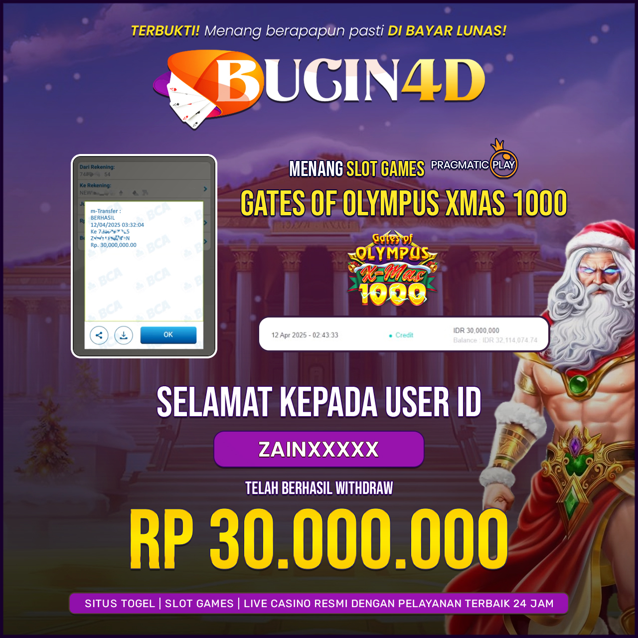 BUKTI JP SLOT PRAGMATIC PLAY