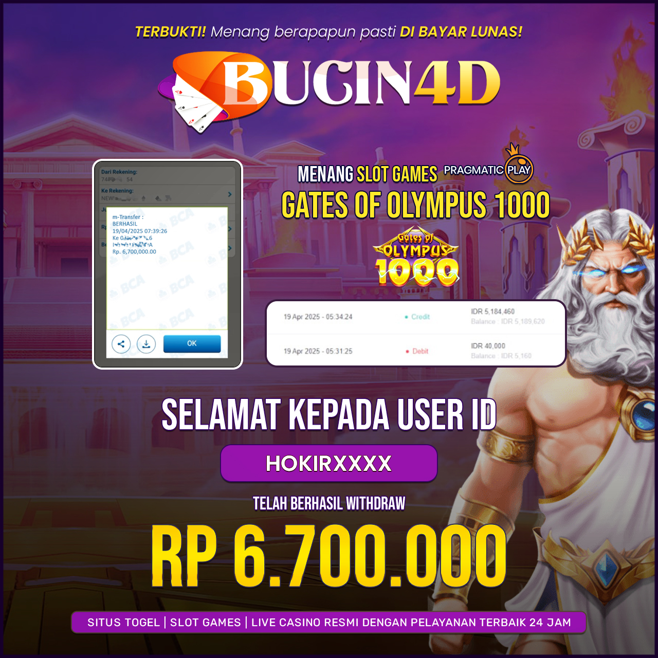 BUKTI JP SLOT PRAGMATIC PLAY