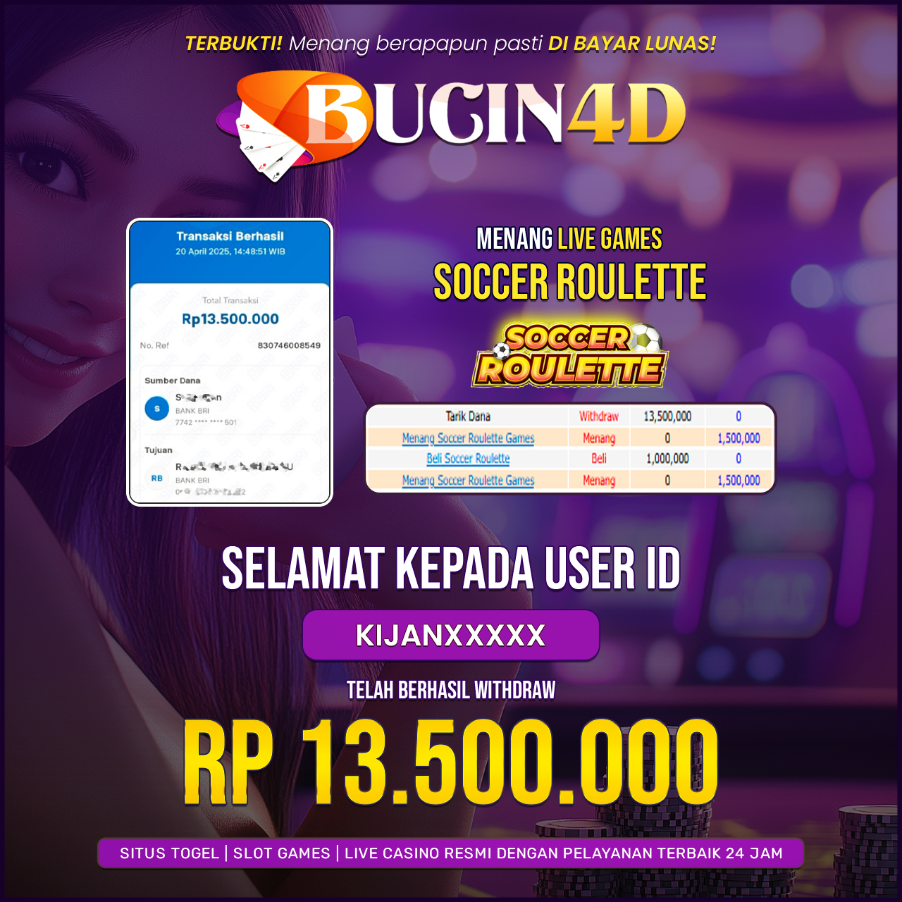 BUKTI JP IDN LIVE GAMES