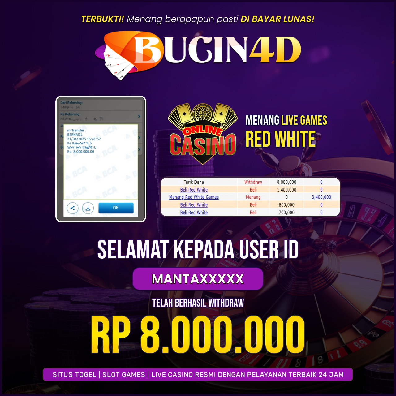 BUKTI JP IDN LIVE GAMES