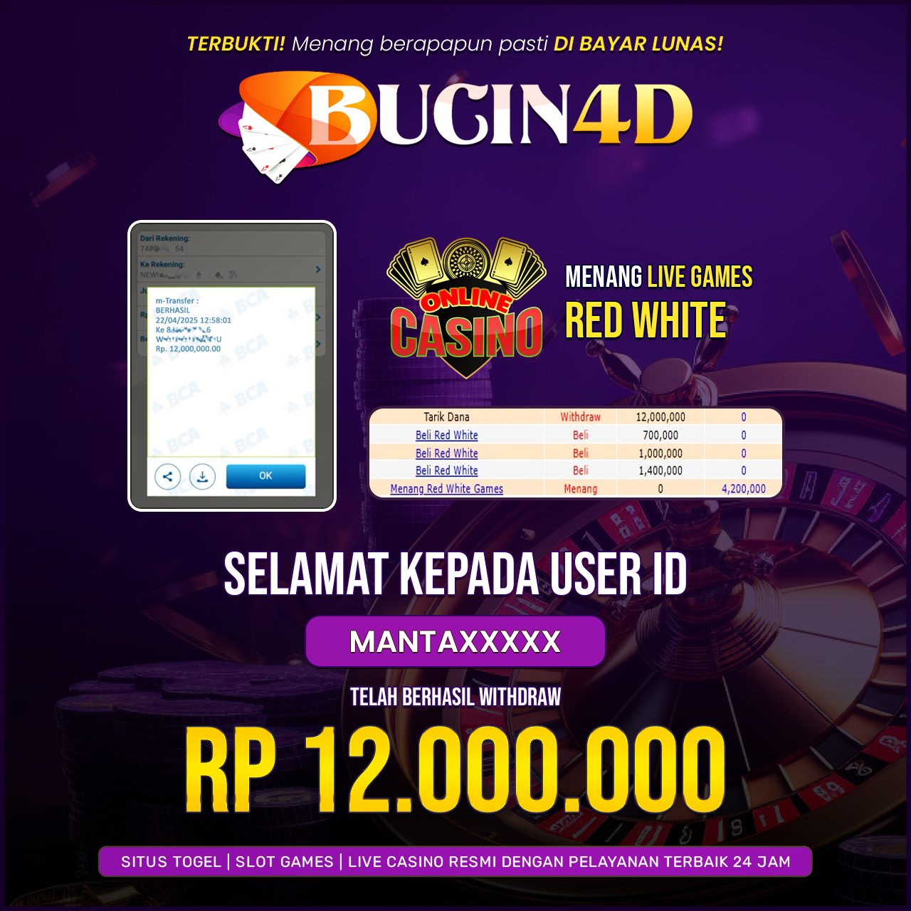 BUKTI JP IDN LIVE GAMES