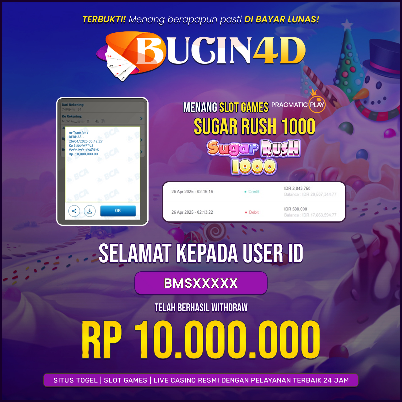 BUKTI JP SLOT PRAGMATIC PLAY
