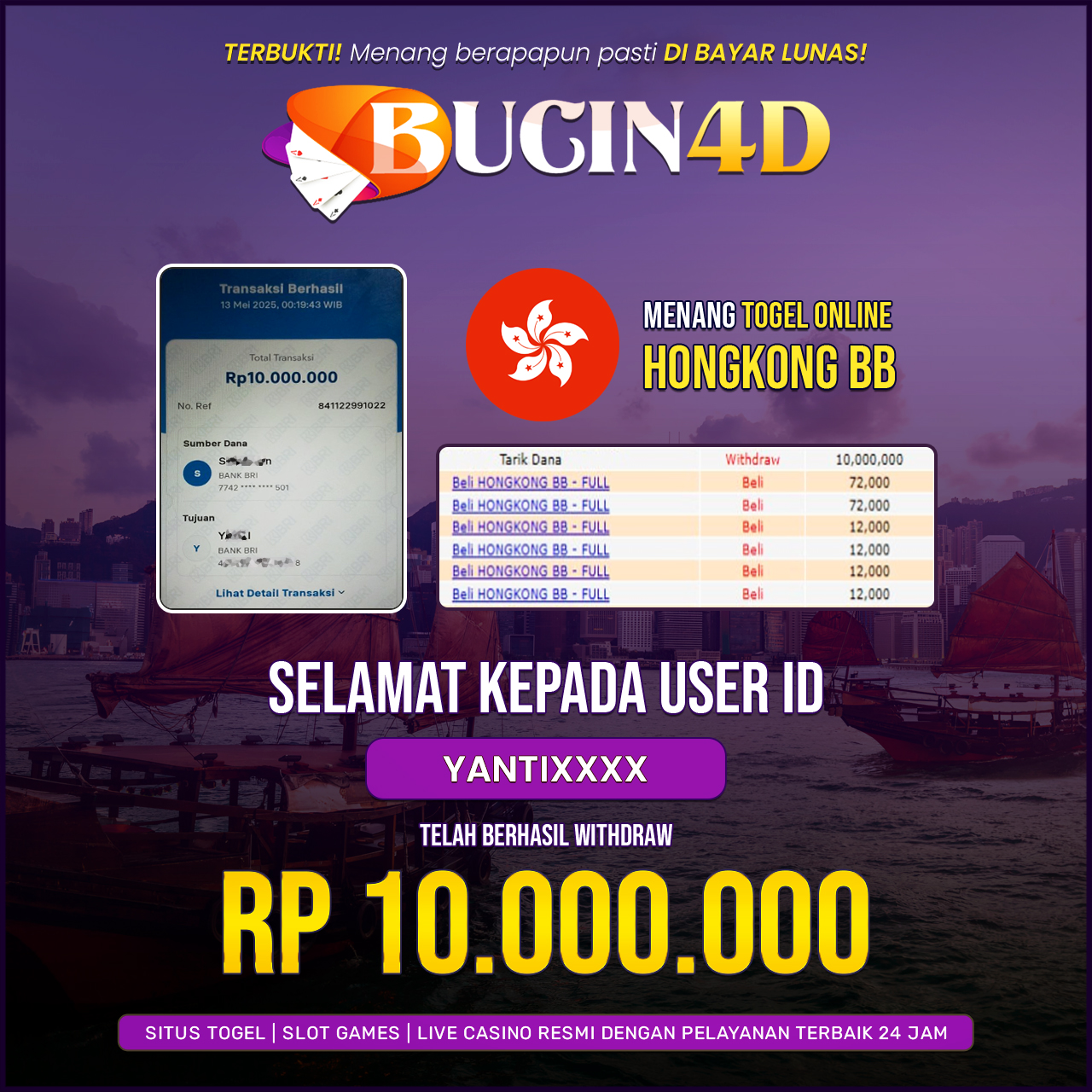 BUKTI JP TOGEL POOLS