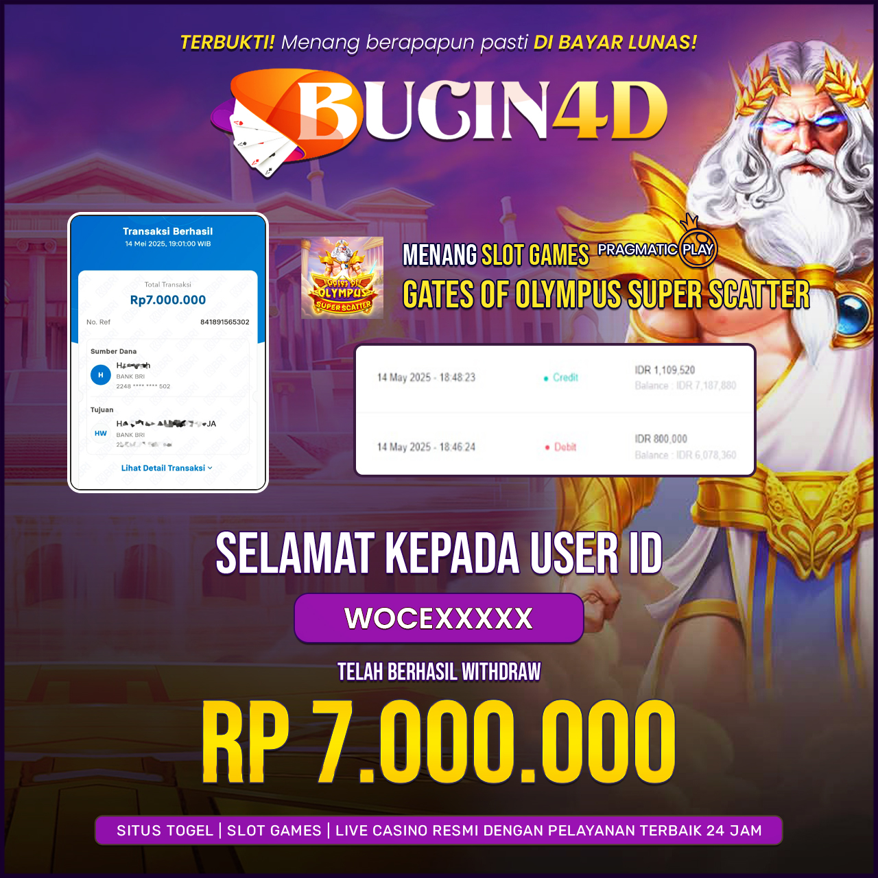 BUKTI JP SLOT PRAGMATIC PLAY