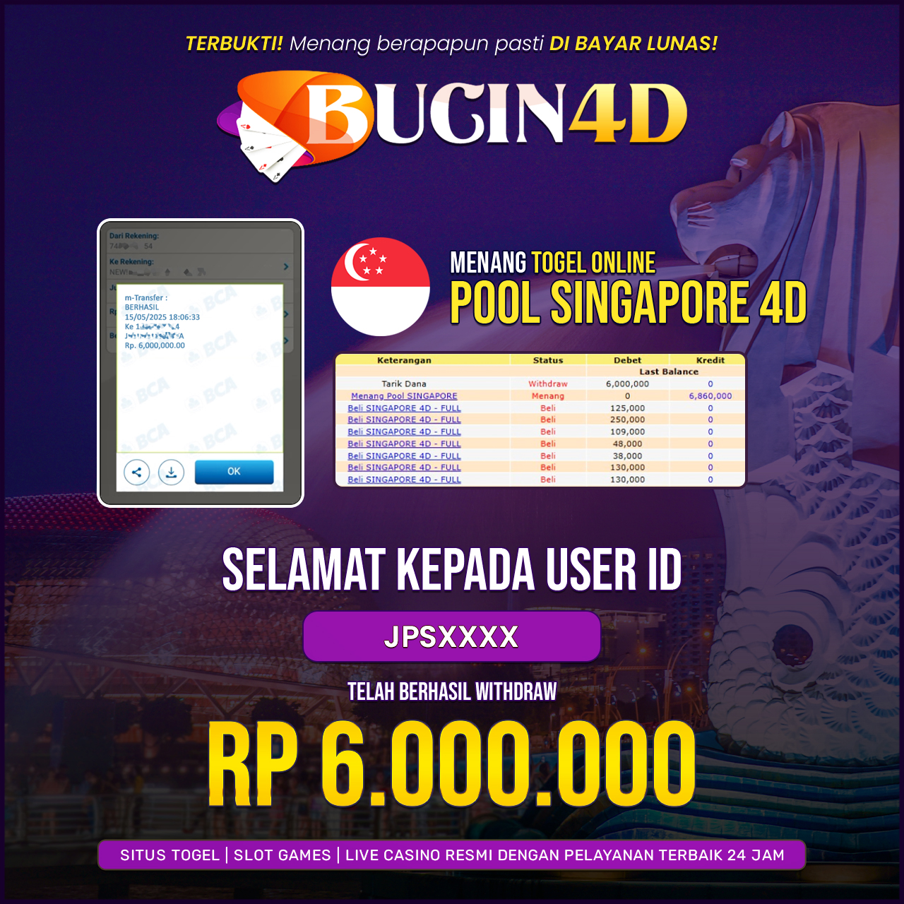 BUKTI JP TOGEL POOLS