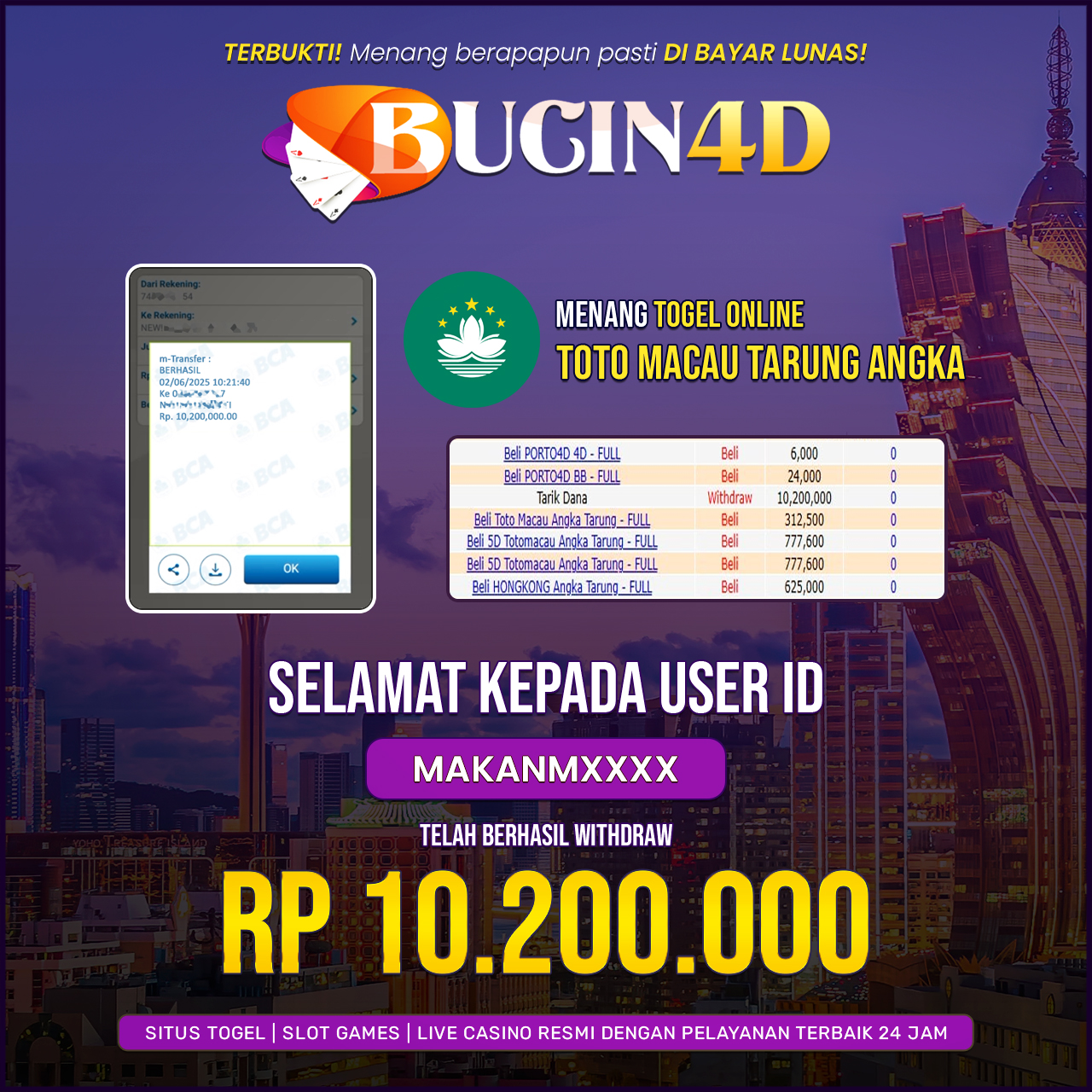 BUKTI JP TOGEL POOLS