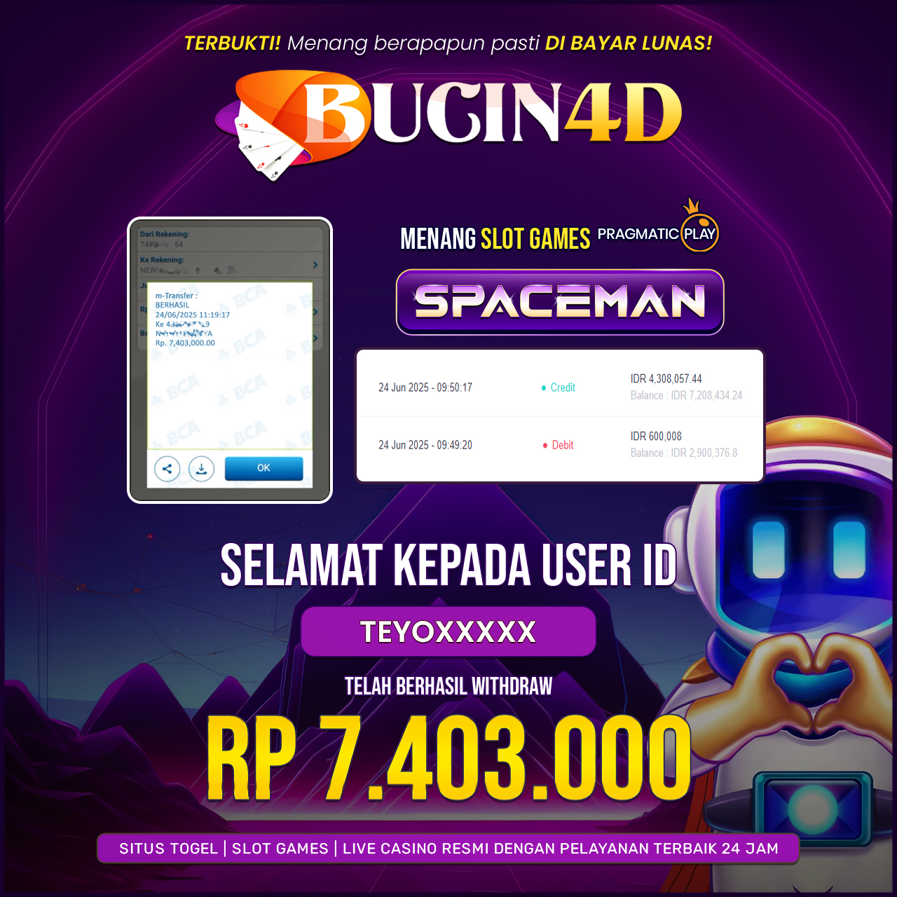 BUKTI JP SLOT PRAGMATIC PLAY