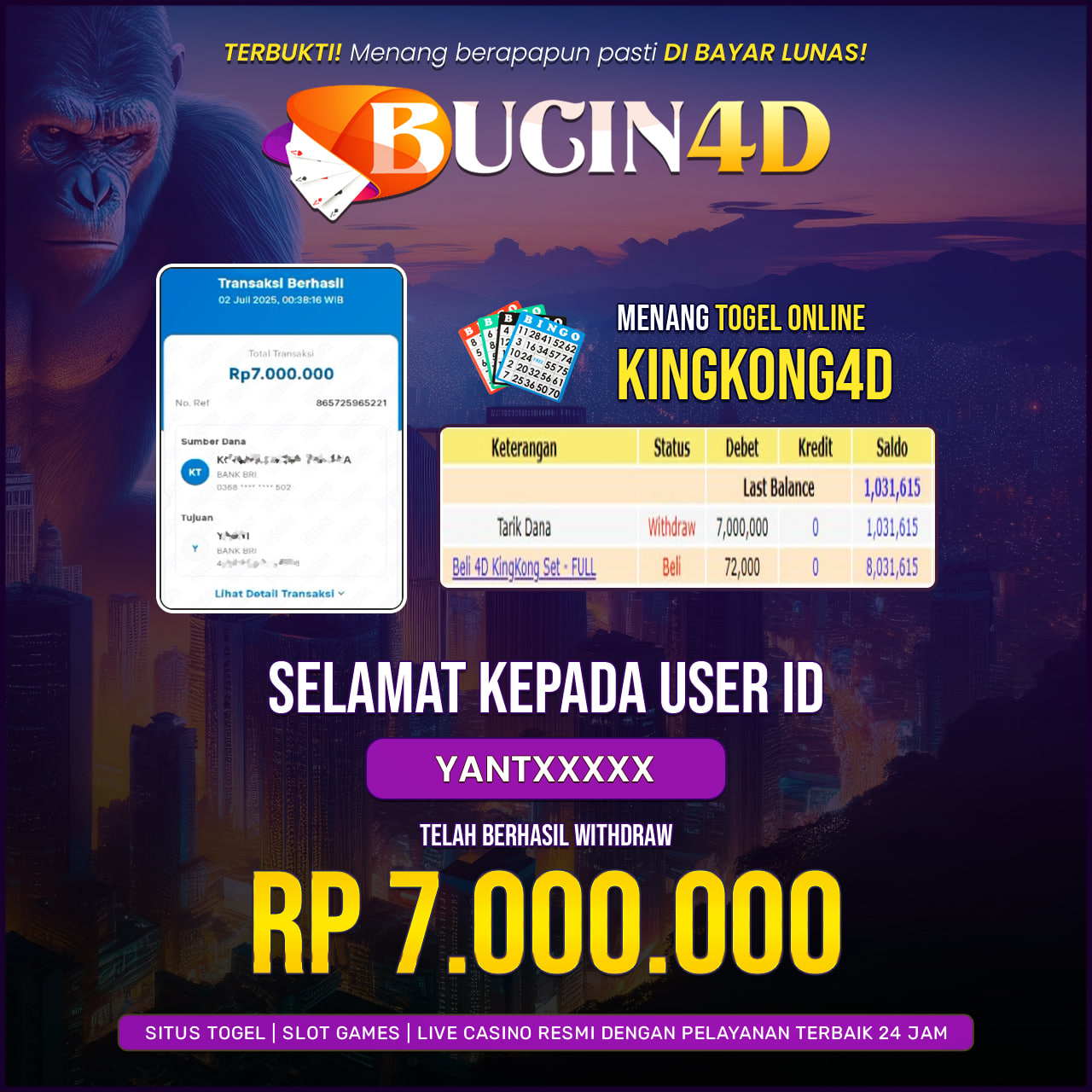 BUKTI JP TOGEL POOLS