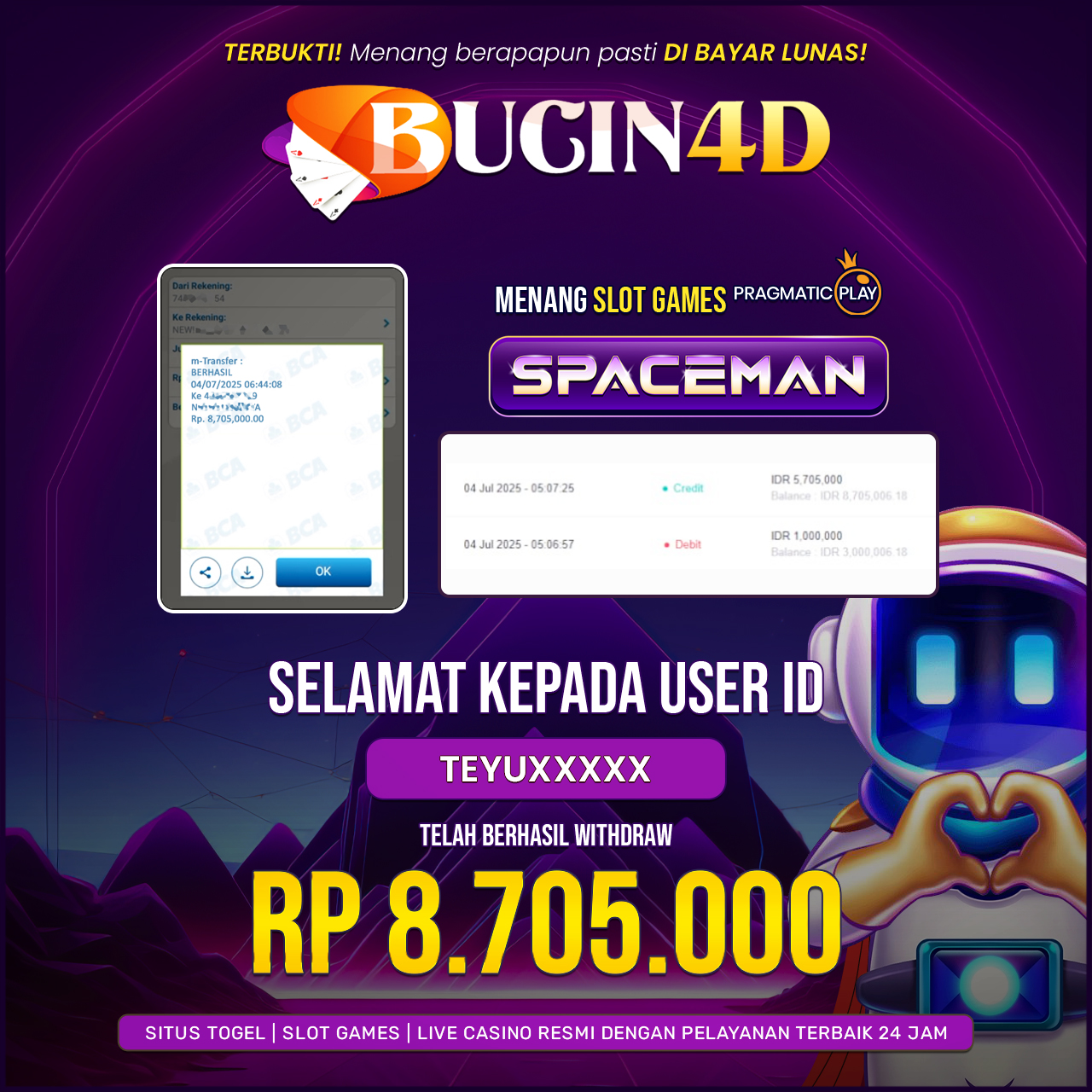 BUKTI JP SLOT PRAGMATIC PLAY