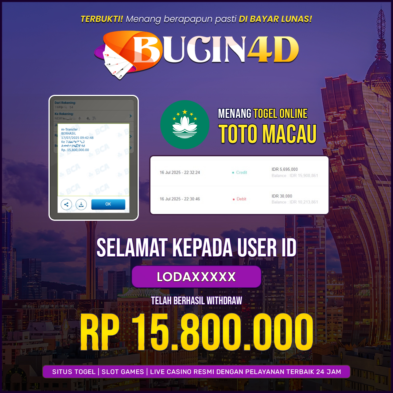 BUKTI JP TOGEL POOLS