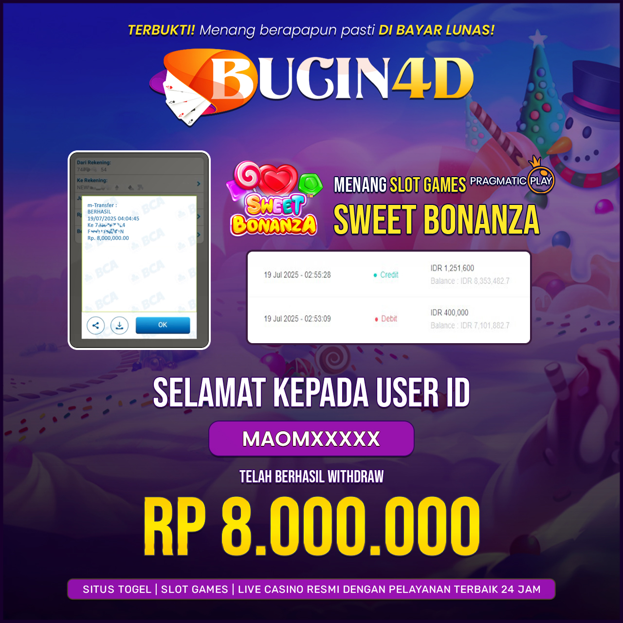 BUKTI JP SLOT PRAGMATIC PLAY