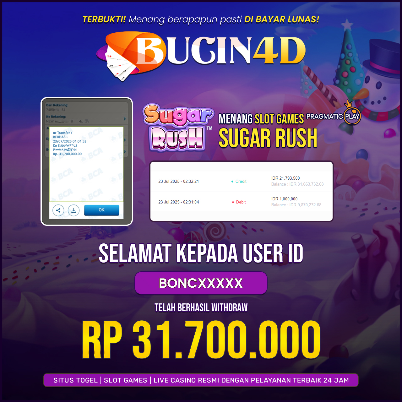 BUKTI JP SLOT PRAGMATIC PLAY