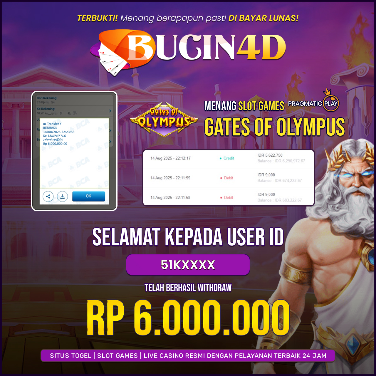 BUKTI JP SLOT PRAGMATIC PLAY