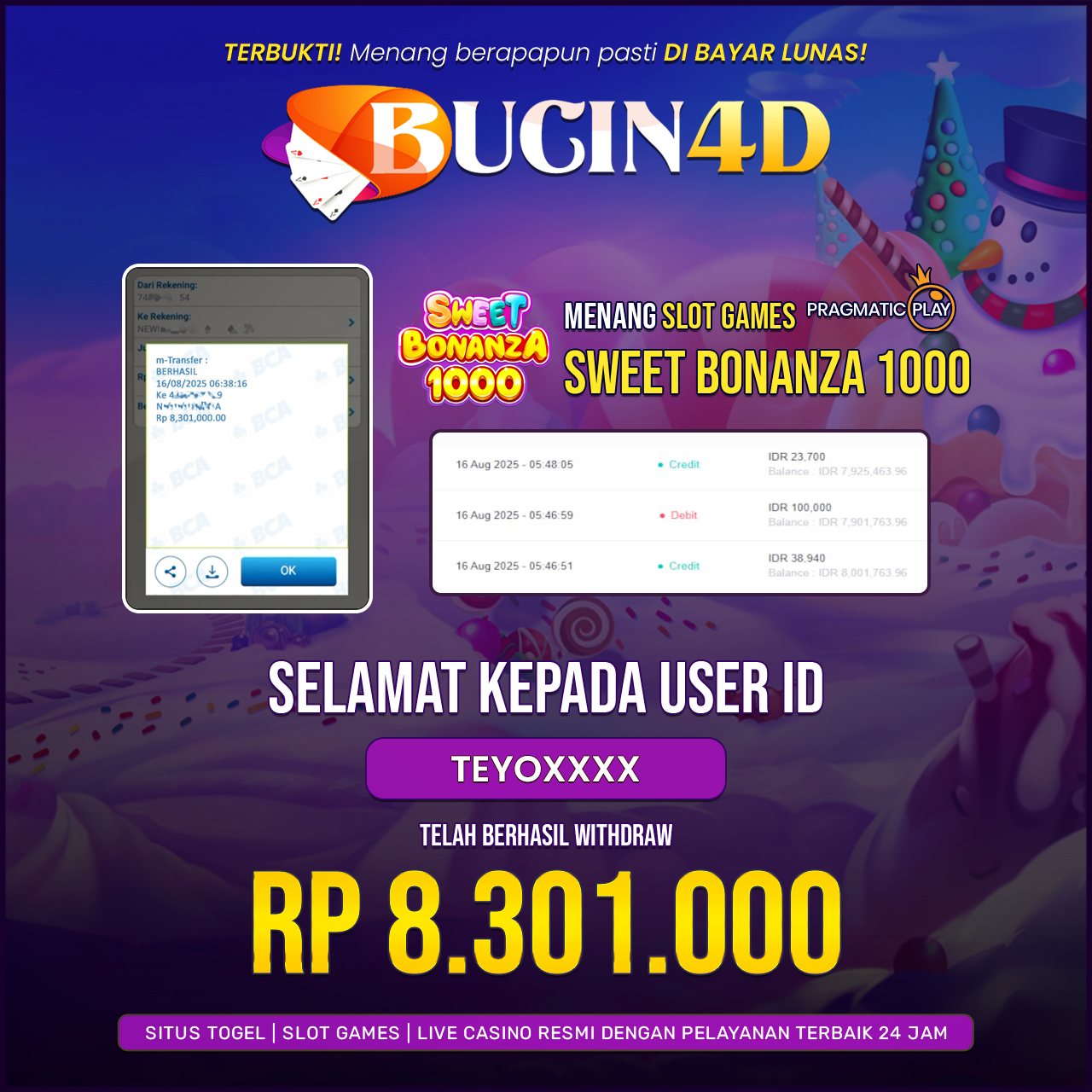 BUKTI JP SLOT PRAGMATIC PLAY