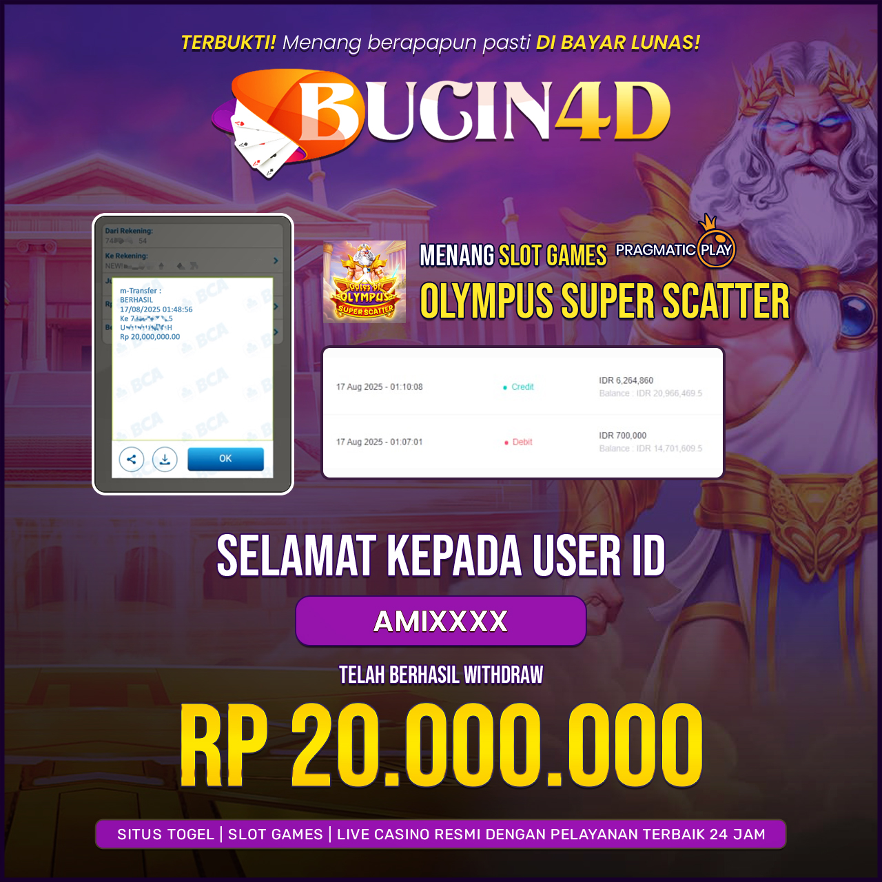 BUKTI JP SLOT PRAGMATIC PLAY
