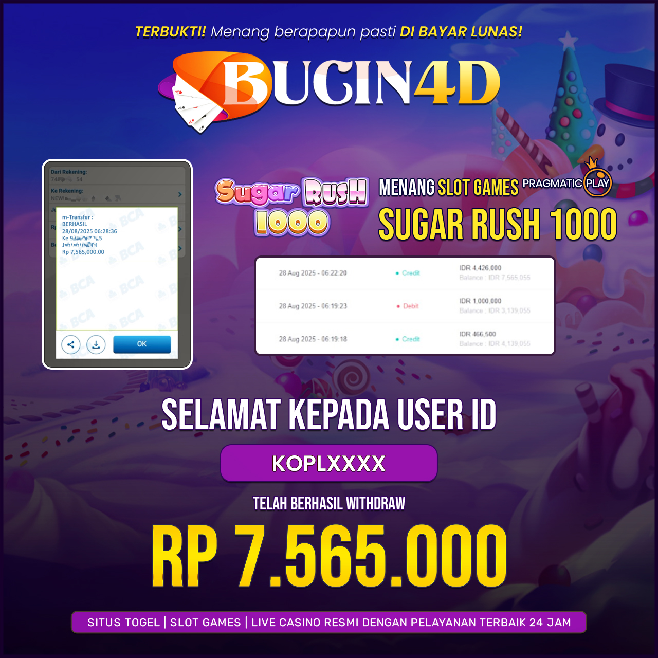 BUKTI JP SLOT PRAGMATIC PLAY