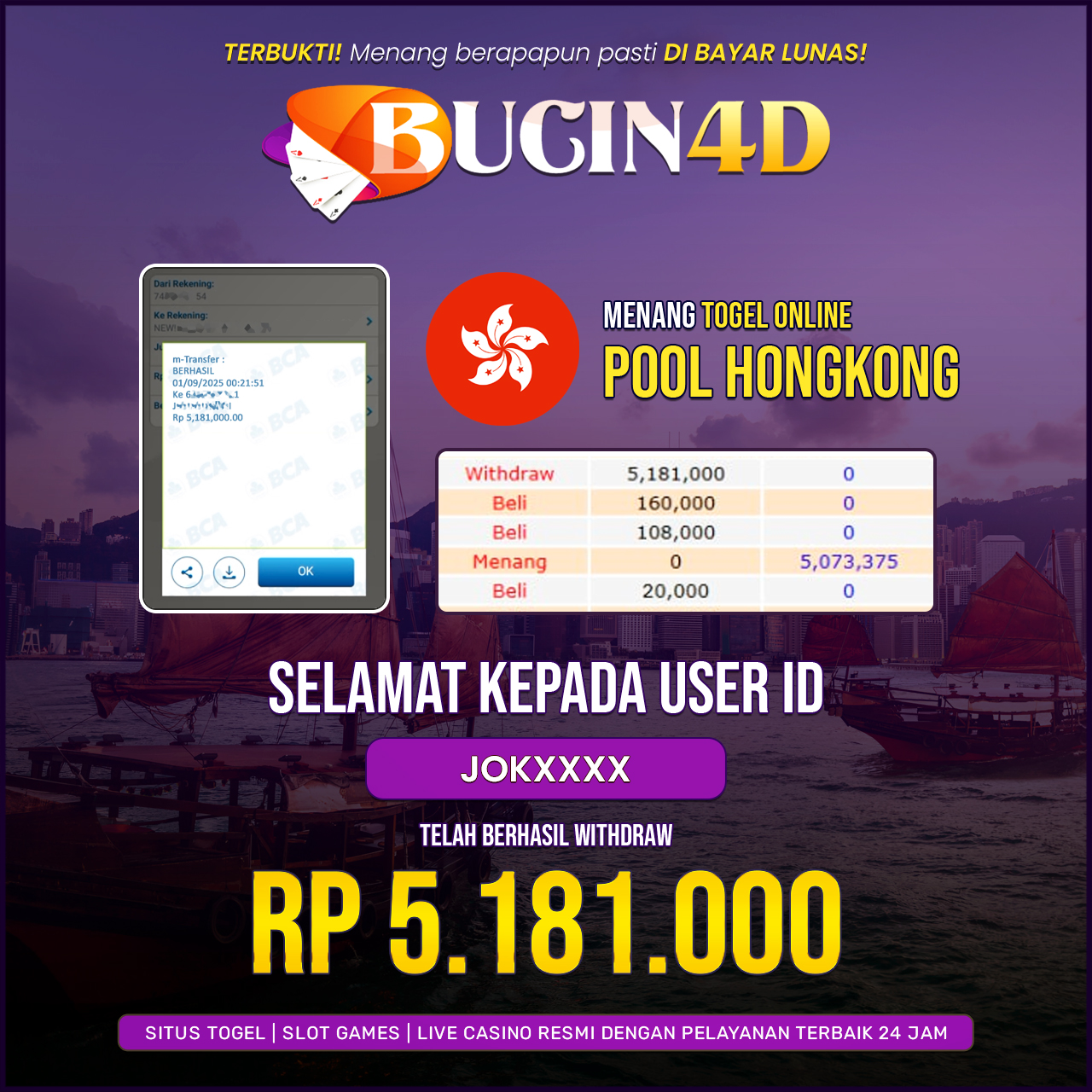BUKTI JP TOGEL POOLS