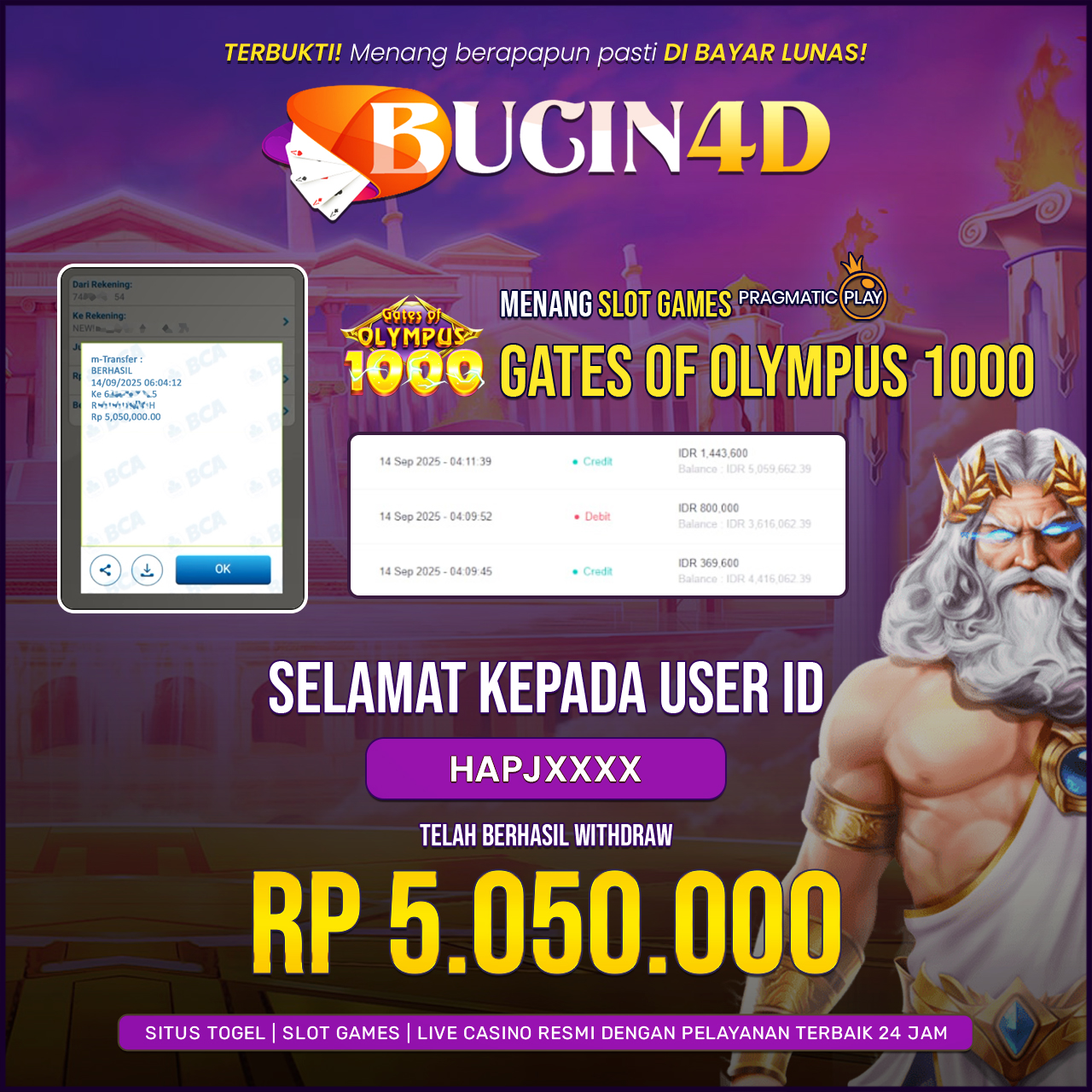 BUKTI JP SLOT PRAGMATIC PLAY