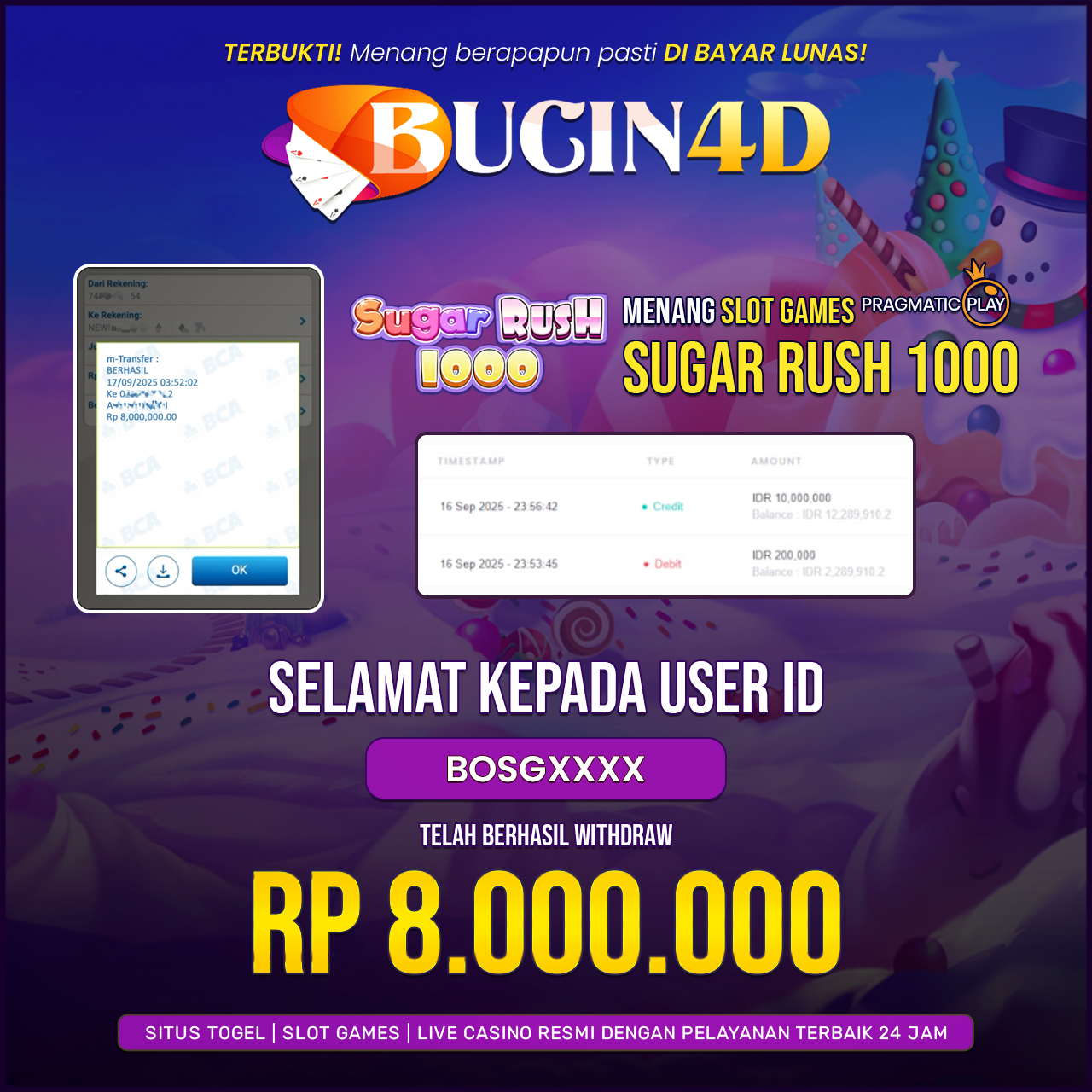 BUKTI JP SLOT PRAGMATIC PLAY