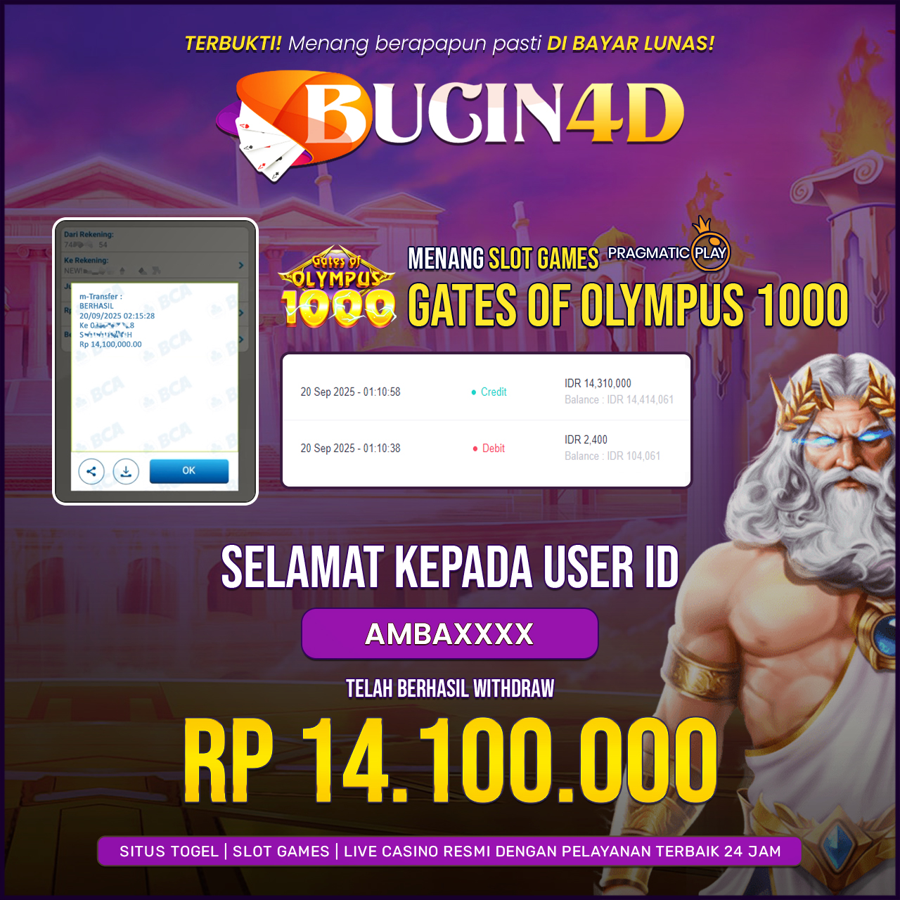 BUKTI JP SLOT PRAGMATIC PLAY