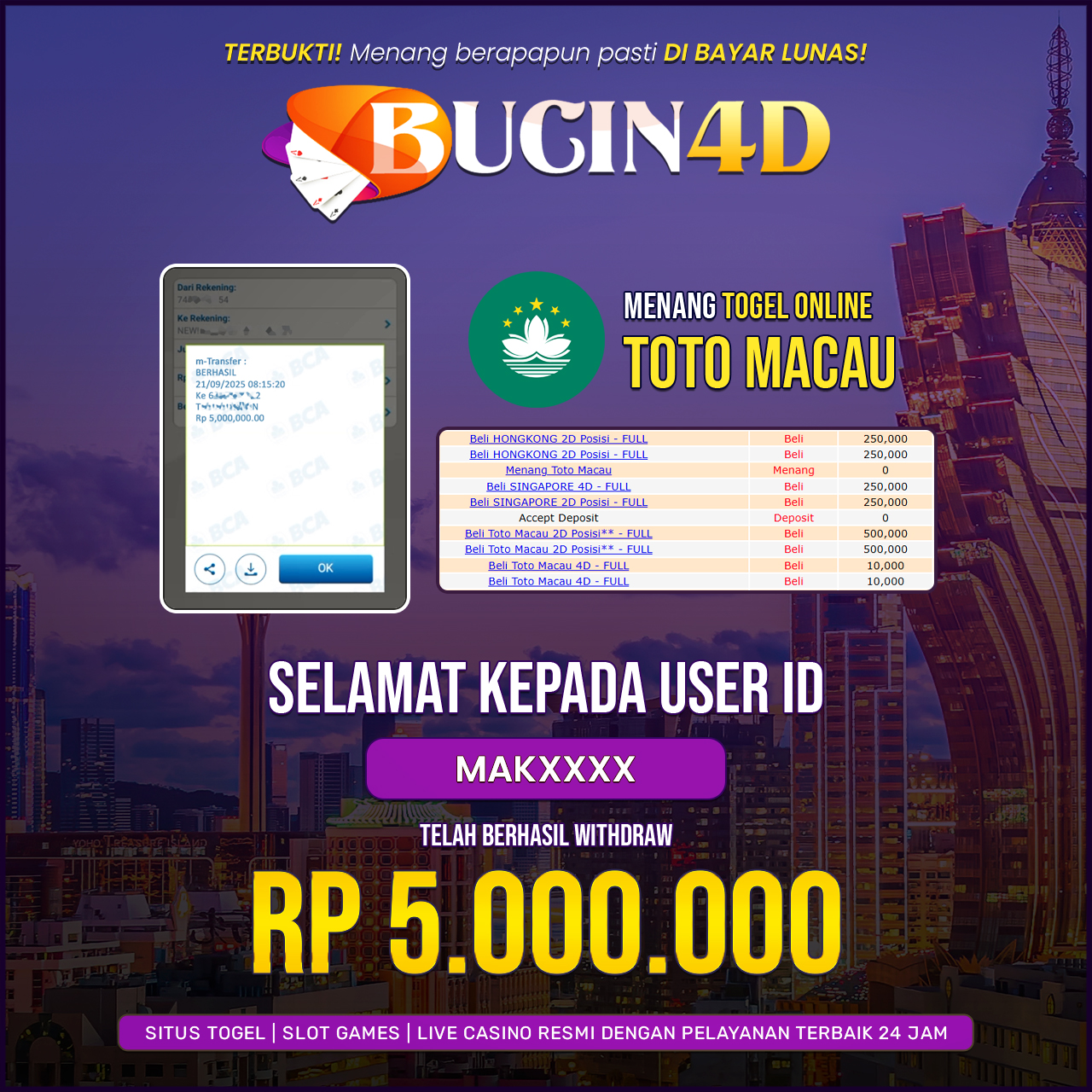 BUKTI JP TOGEL POOLS