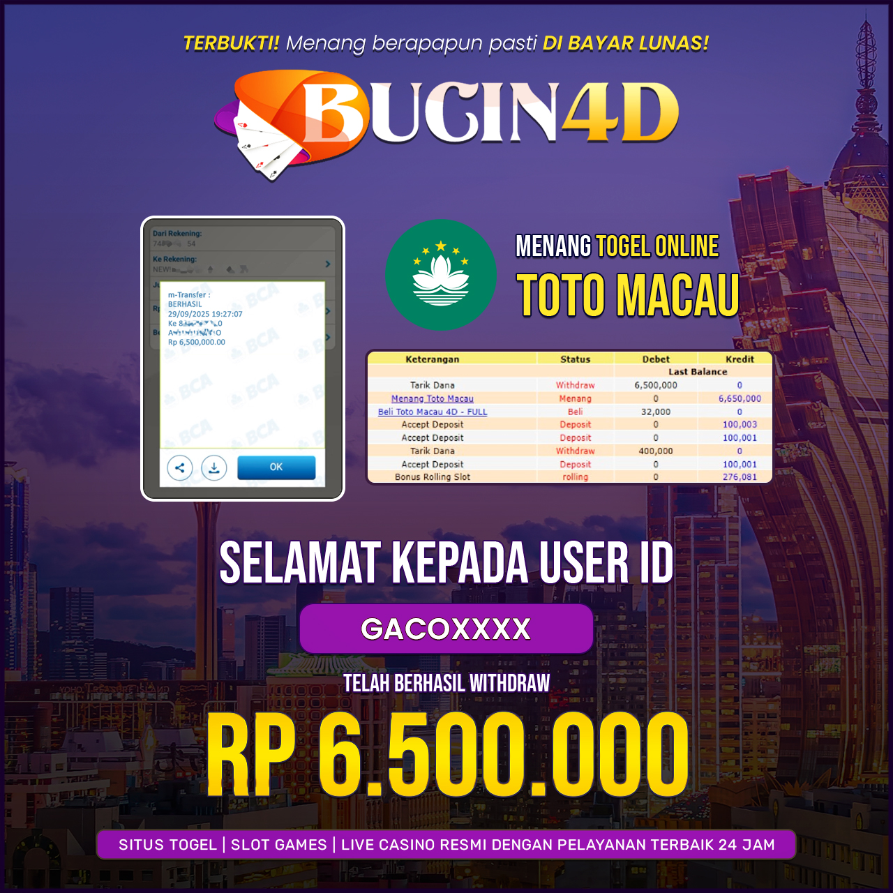 BUKTI JP TOGEL POOLS