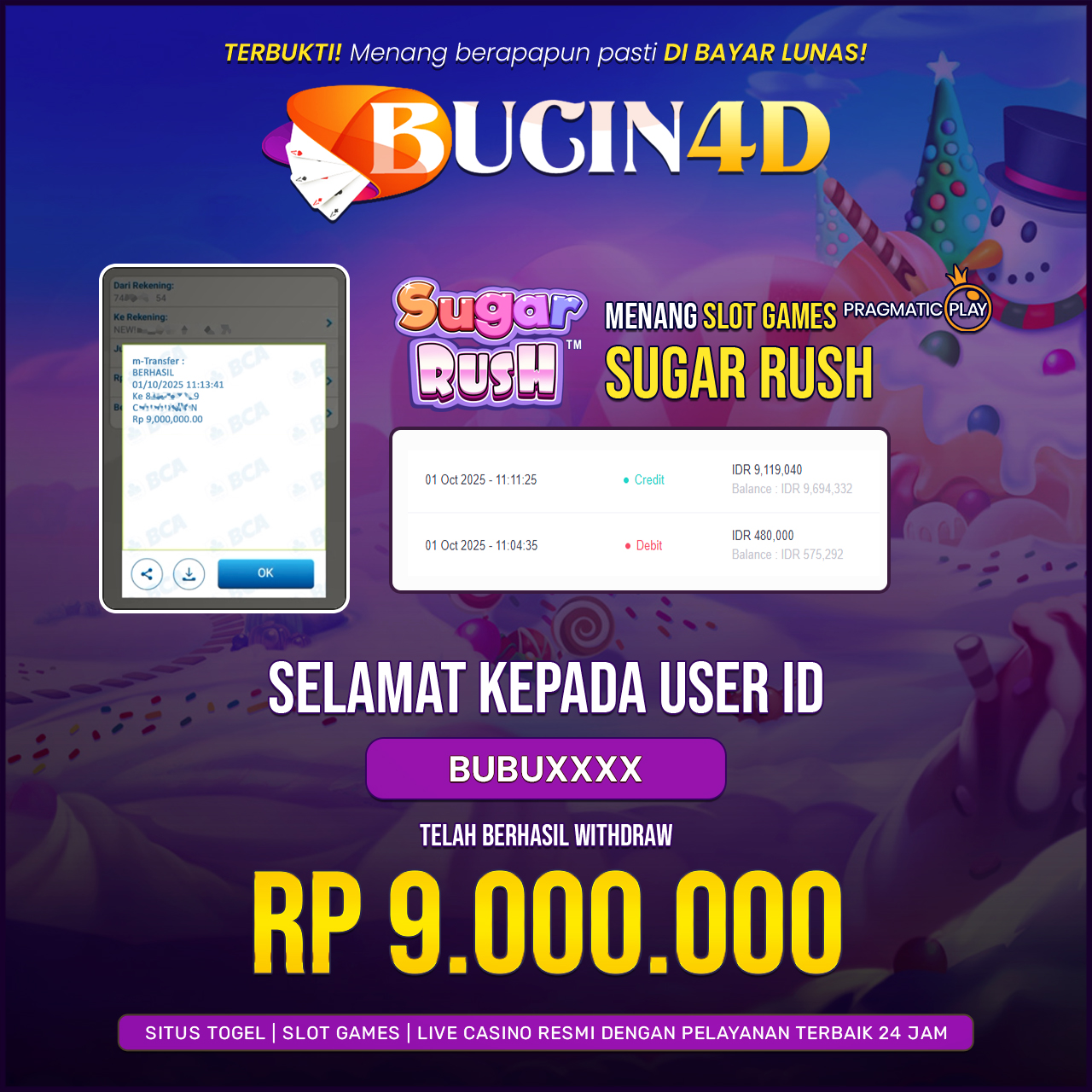 BUKTI JP SLOT PRAGMATIC PLAY