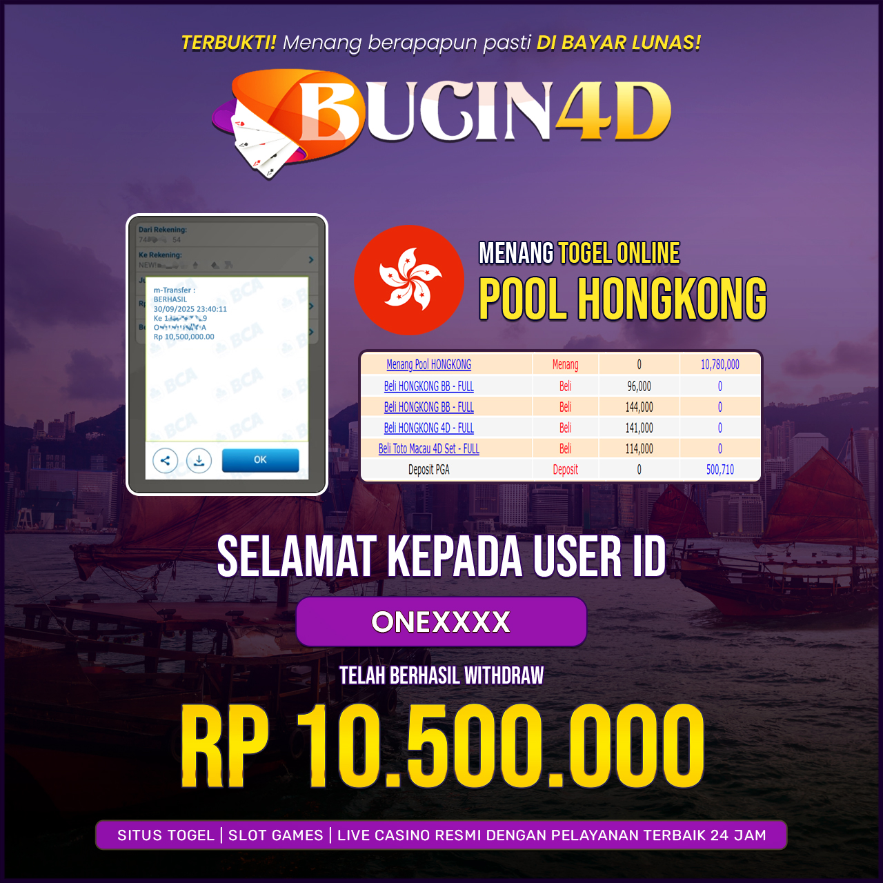 BUKTI JP TOGEL POOLS