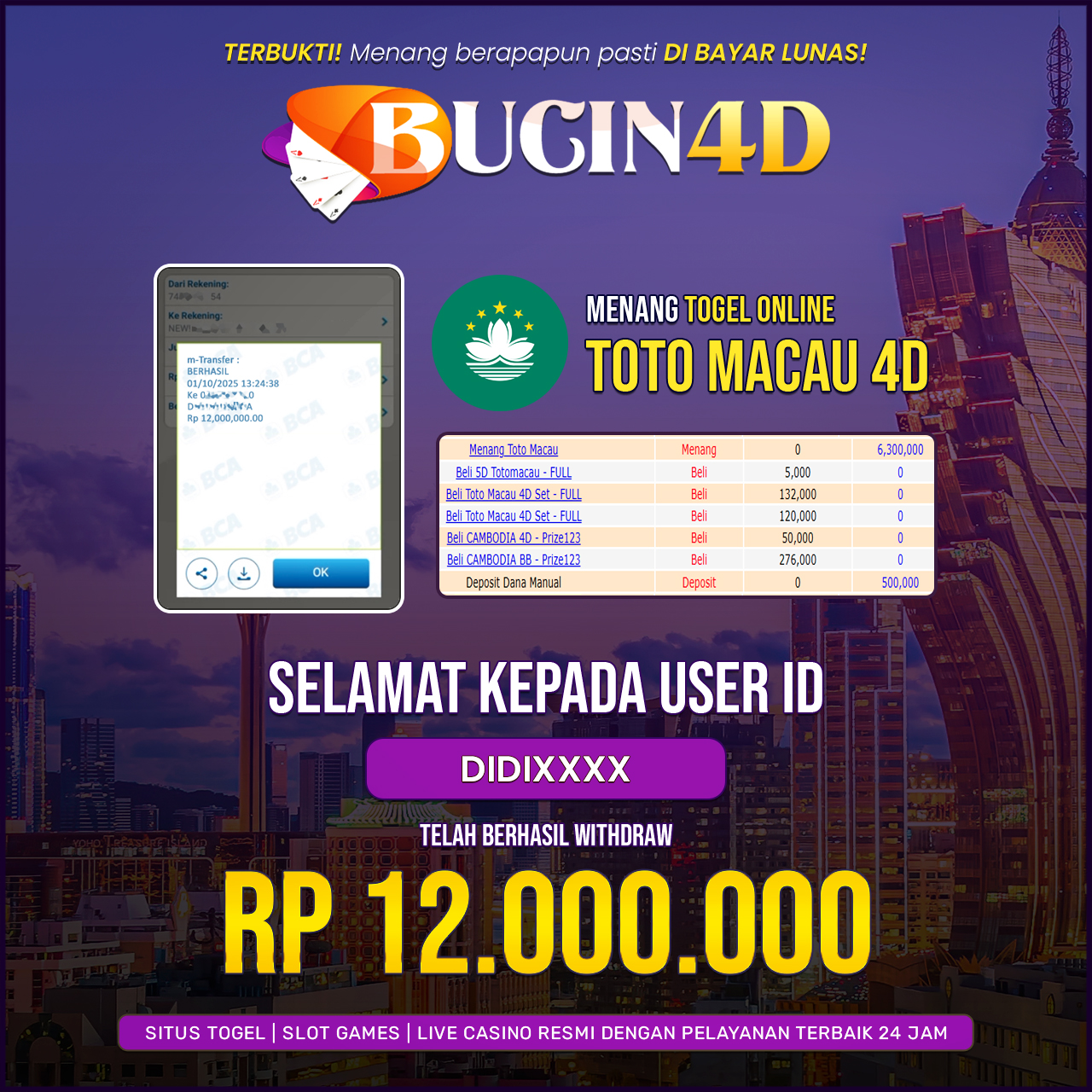 BUKTI JP TOGEL POOLS