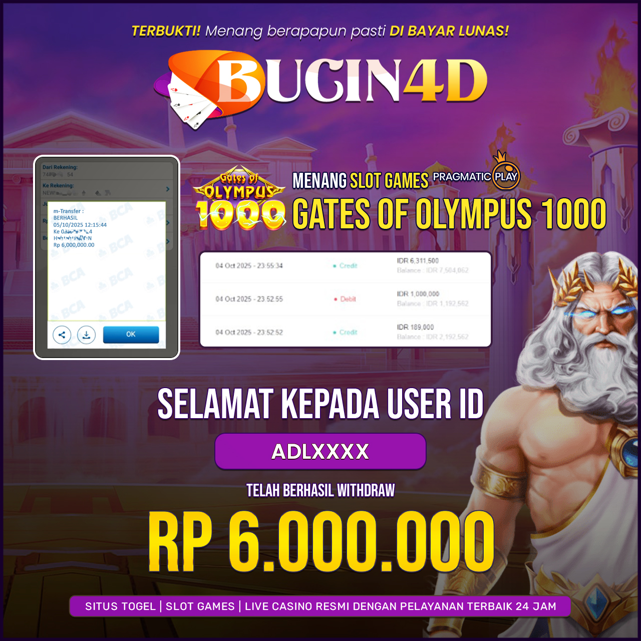 BUKTI JP SLOT PRAGMATIC PLAY