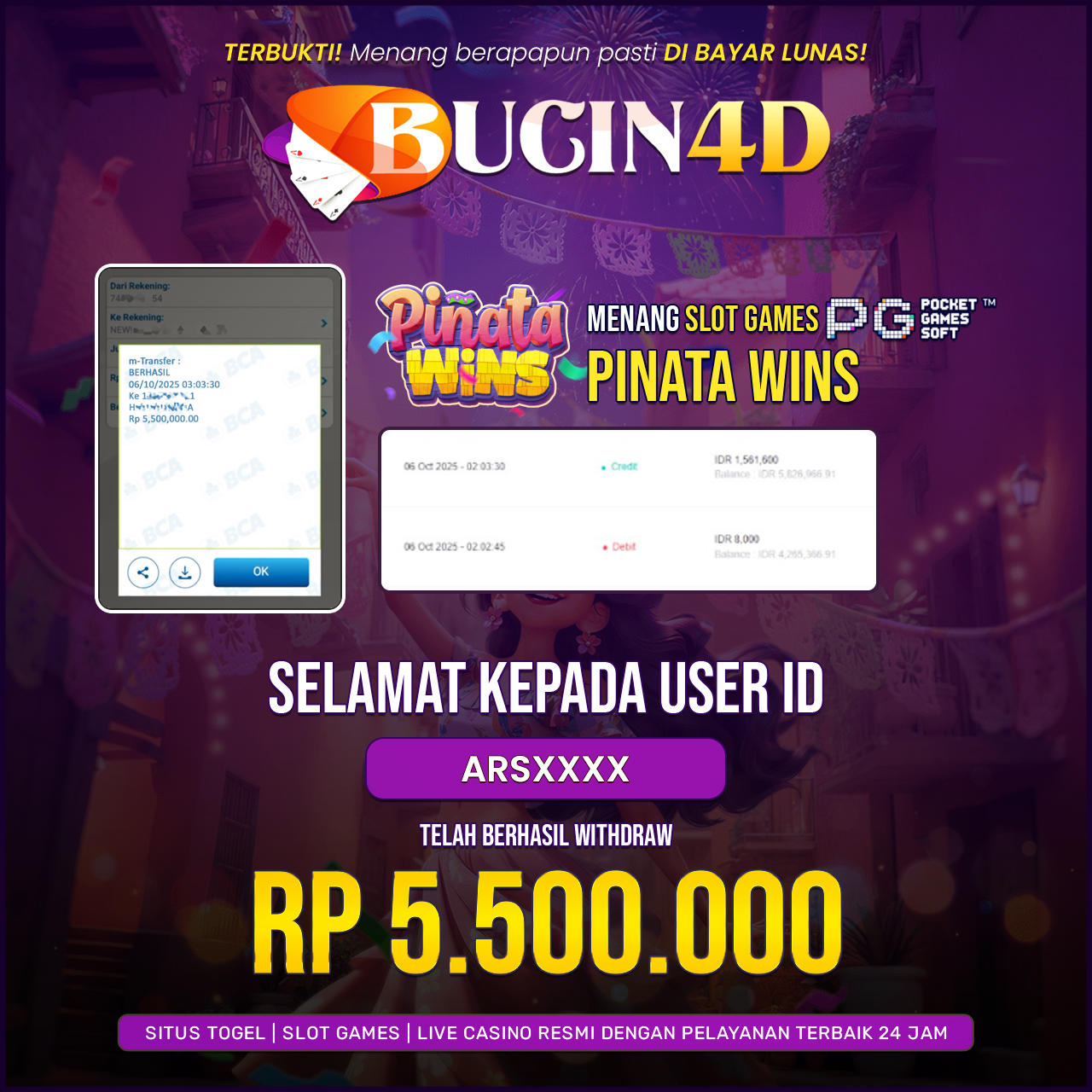 BUKTI JP SLOT PG SOFT