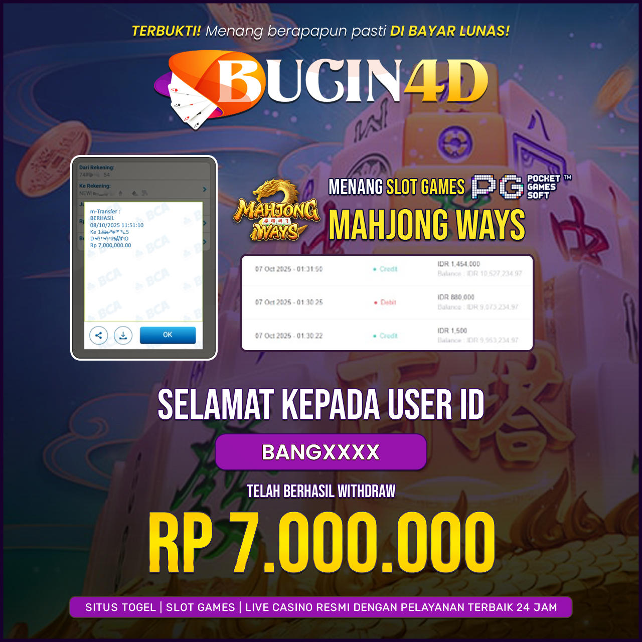 BUKTI JP SLOT PG SOFT