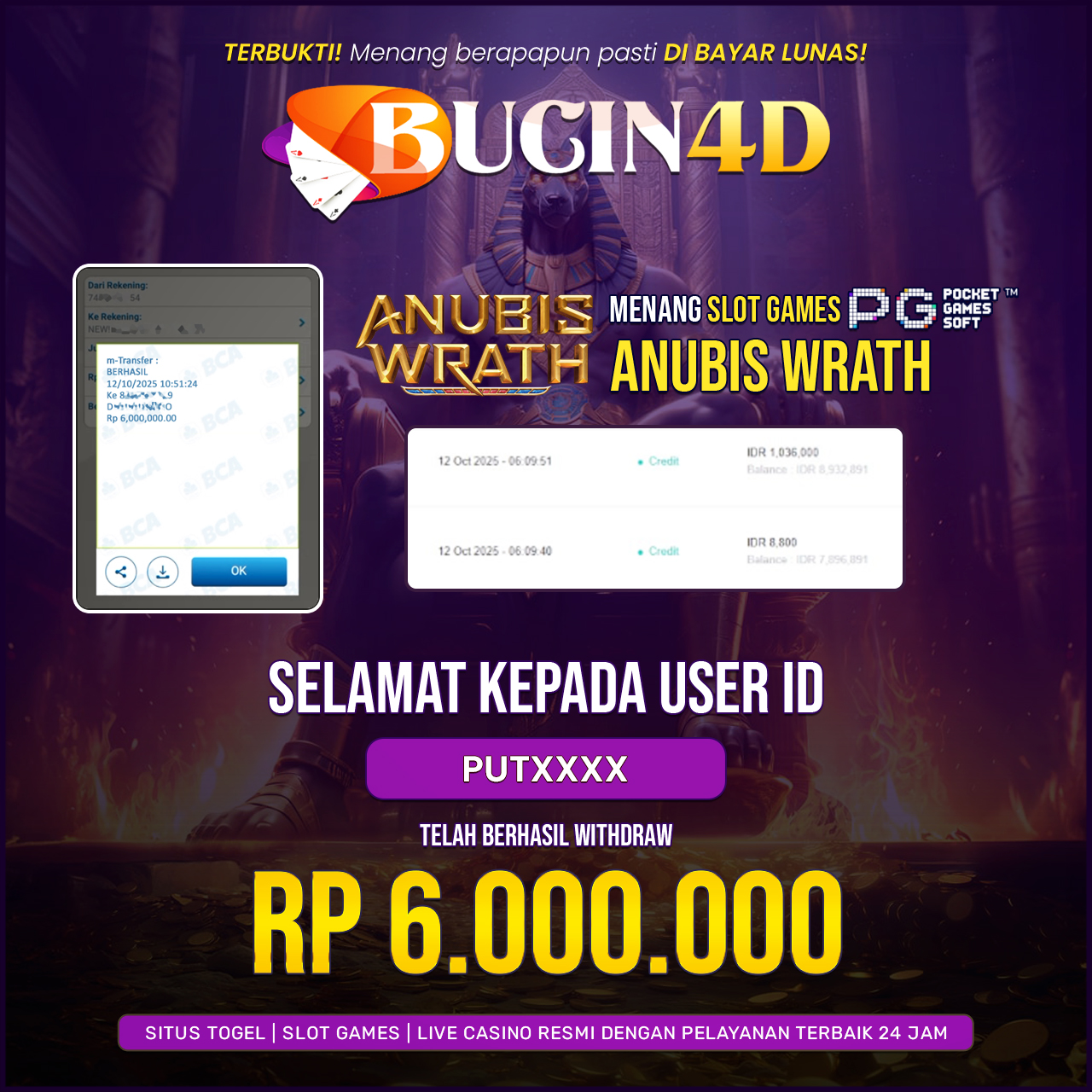 BUKTI JP SLOT PG SOFT