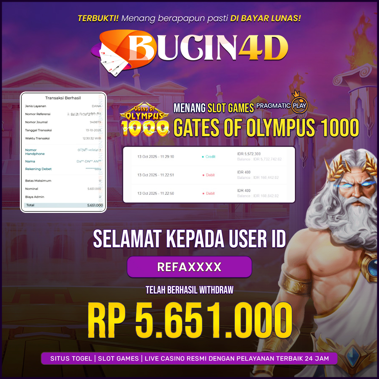 BUKTI JP SLOT PRAGMATIC PLAY