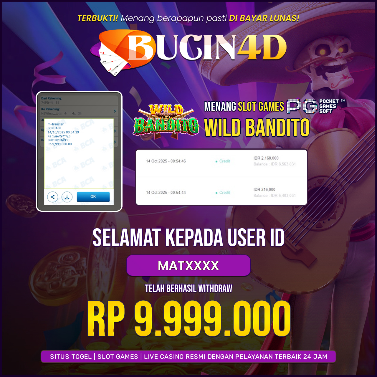 BUKTI JP SLOT PG SOFT