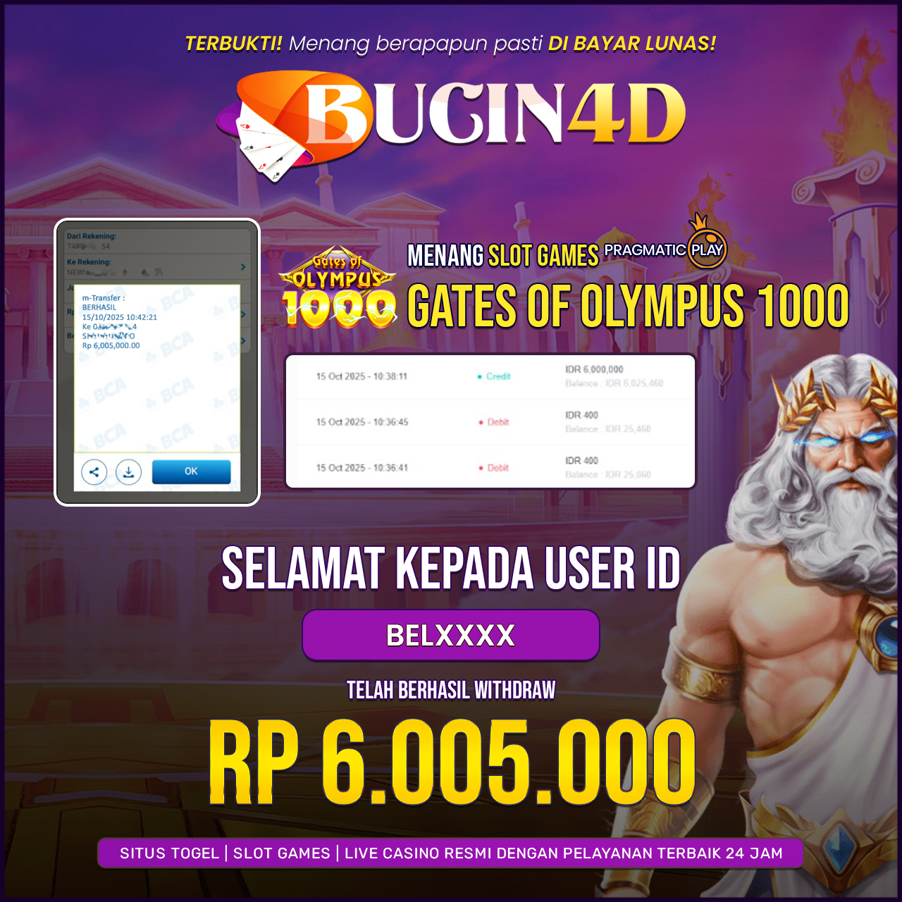 BUKTI JP SLOT PRAGMATIC PLAY