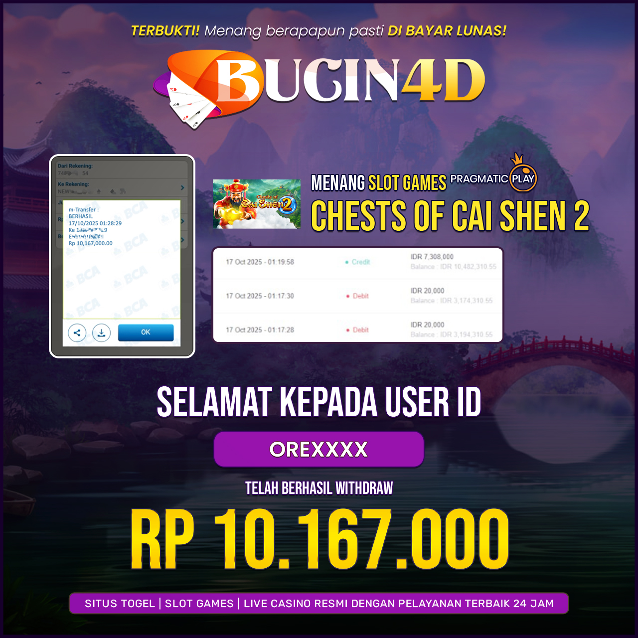 BUKTI JP SLOT PRAGMATIC PLAY