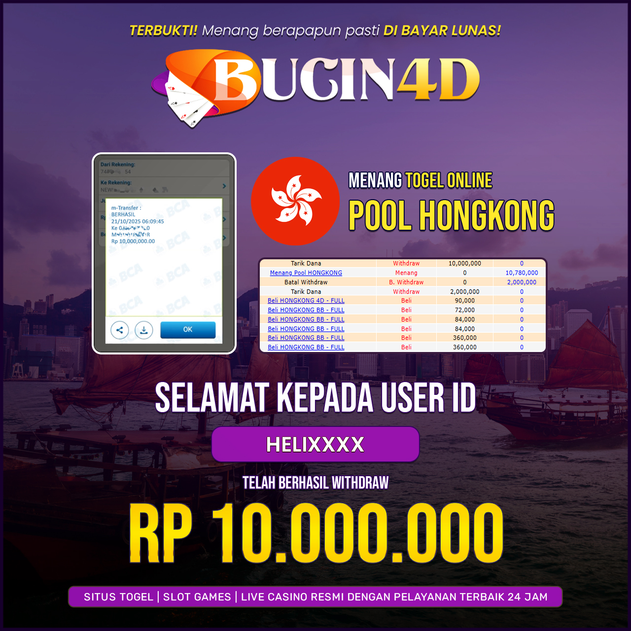 BUKTI JP TOGEL POOLS